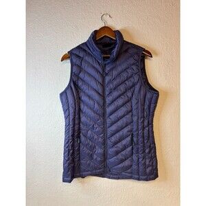 32 Degrees HEAT Women’s Packable Puffer Vest Quilted Royal Blue Size Medium